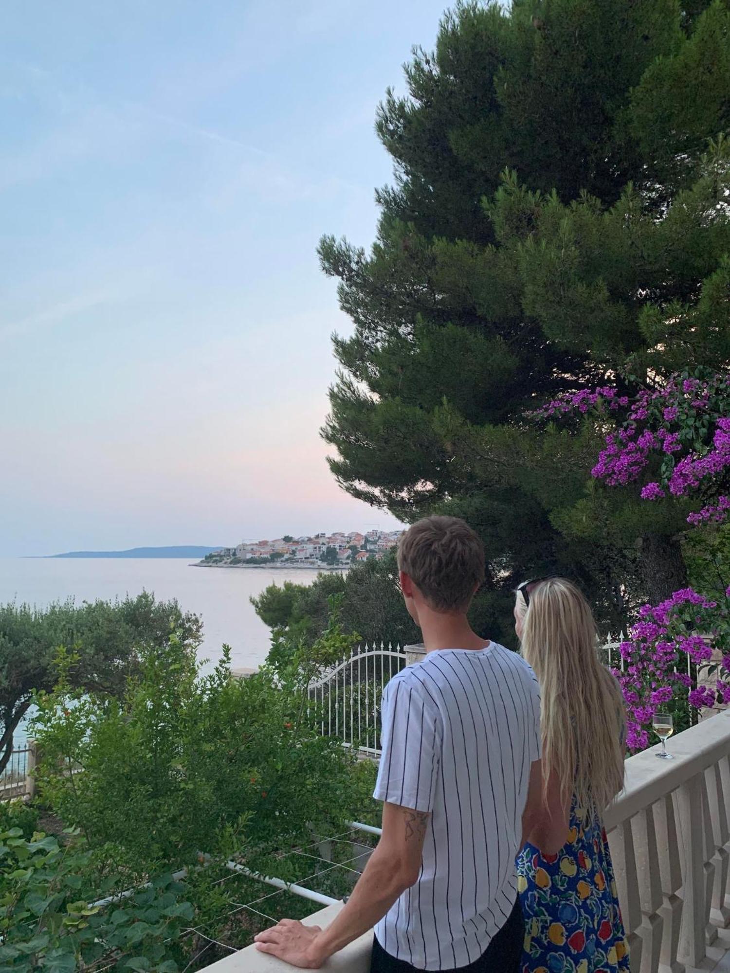 Luxury Seaside Villa With A Classic Mediterranean Olive Garden, A Fully Equipped Professional Kitchen, Pool, Sauna, Padle Boards And Canoe - Miolin Beach House Trogir Bagian luar foto